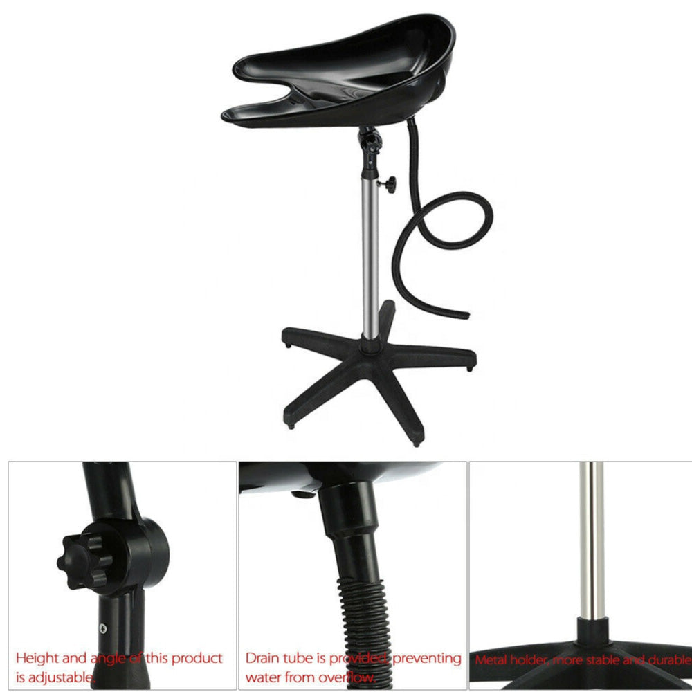 Portable Hairdressing Salon Basin Hair Washing Sink Shampoo Wash Standing Bowl - ShopFrenzy