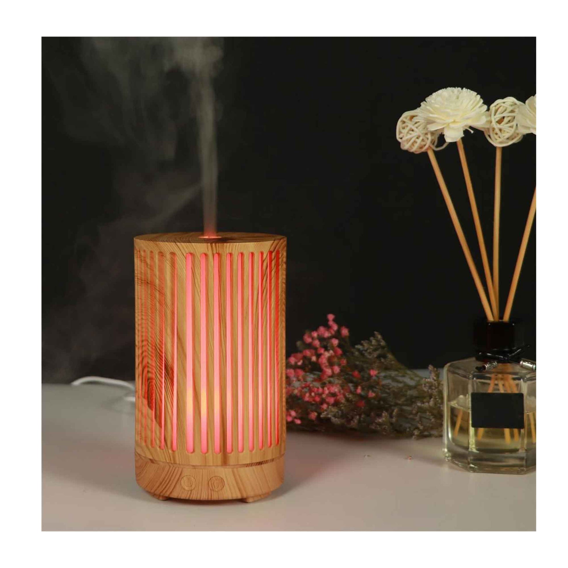 Essential Oil Aroma Diffuser - 200ml Remote Cylinder Aromatherapy Air Humidifier - ShopFrenzy