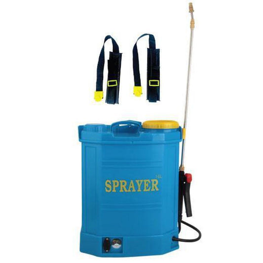 16L Rechargeable Backpack Pressure Sprayer - Portable Electric Garden Weed Pump - ShopFrenzy