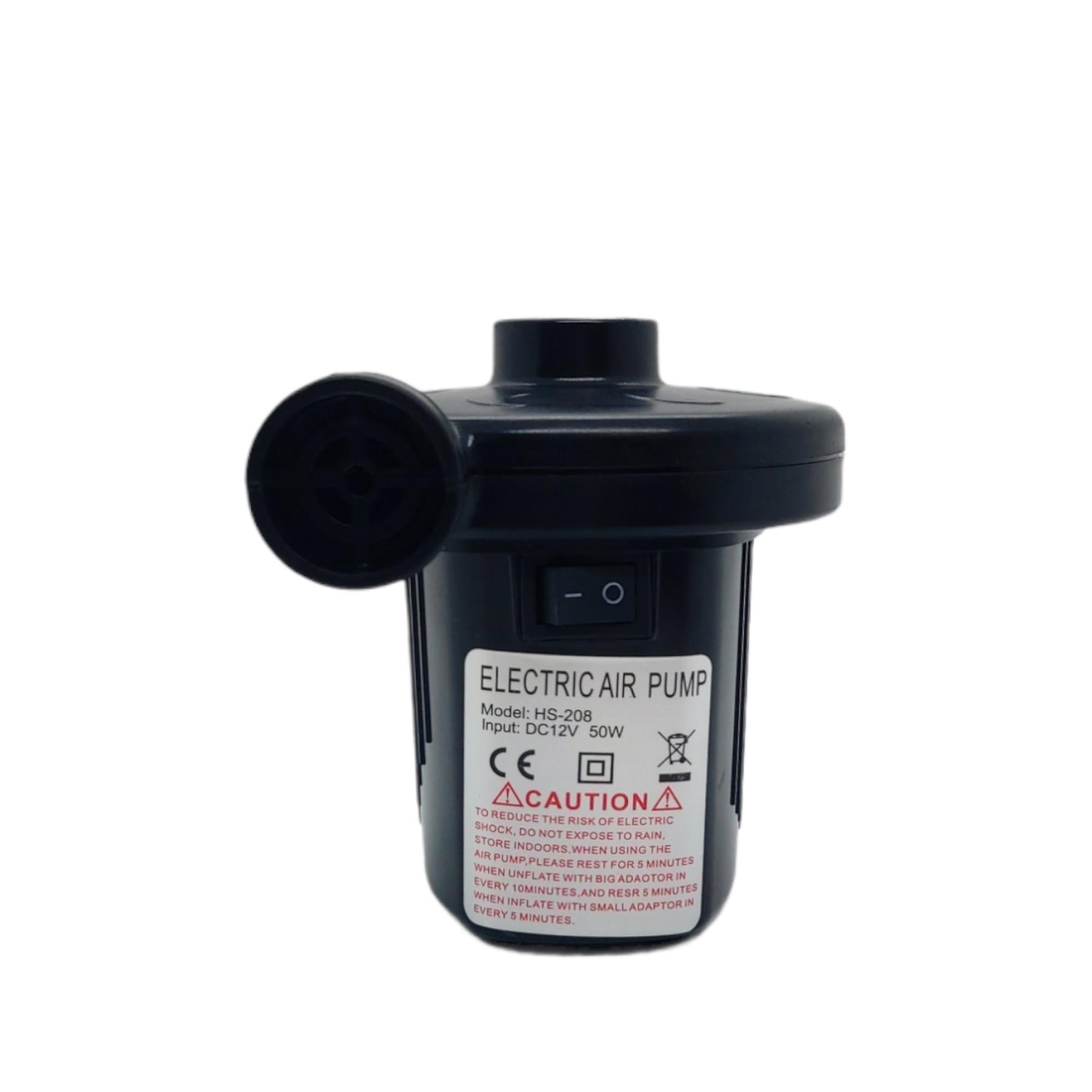Electric Air Pump - 2 Way Inflator and Deflator - DC Adaptor + Car Lighter Plug - ShopFrenzy