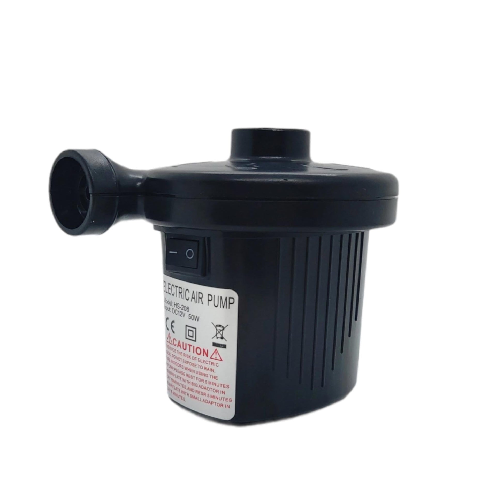 Electric Air Pump - 2 Way Inflator and Deflator - DC Adaptor + Car Lighter Plug - ShopFrenzy