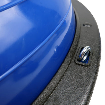 Powertrain Fitness Yoga Ball Home Gym Workout Balance Trainer Blue - ShopFrenzy
