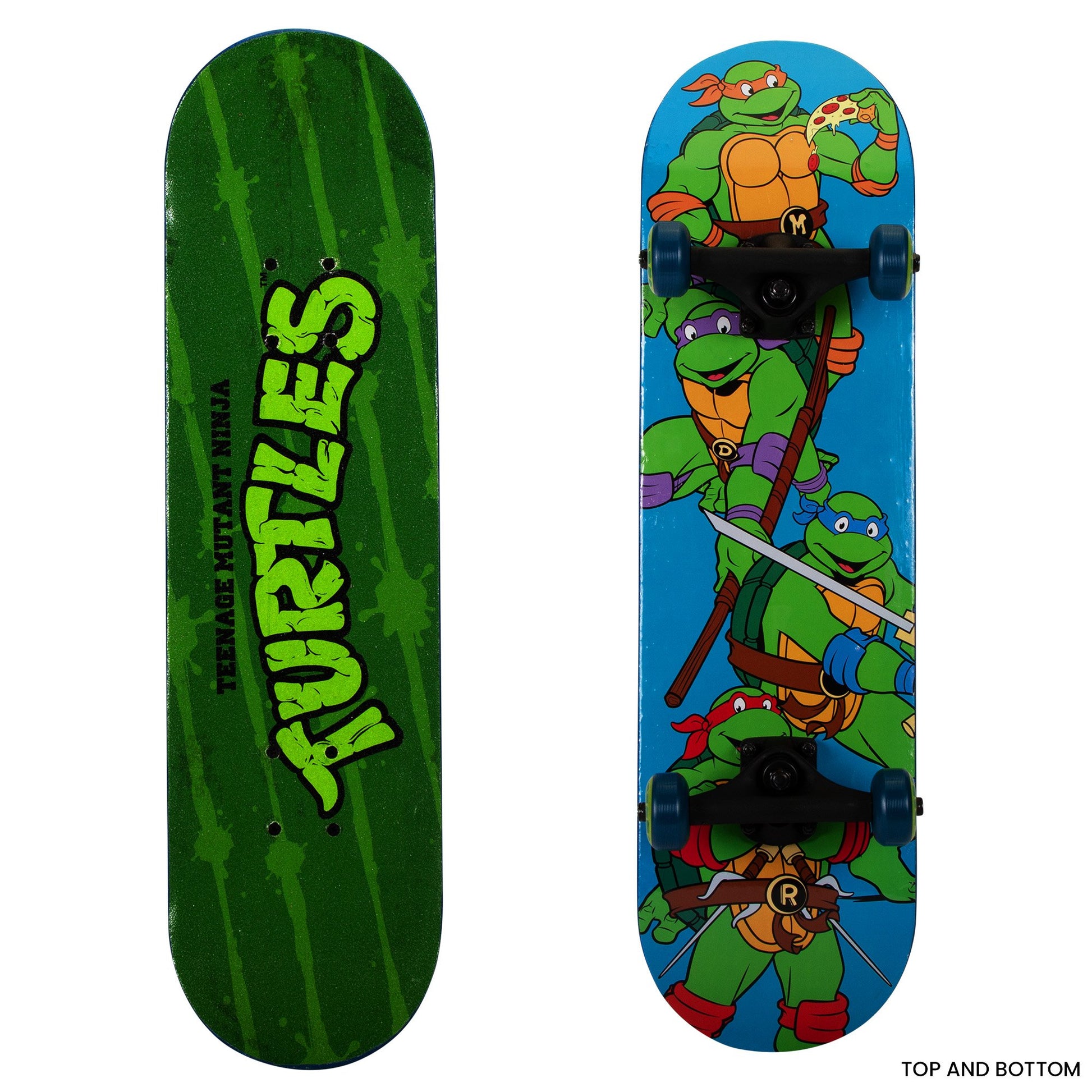 Kryptonics Teenage Mutant Ninja Turtles 28-inch Turtle Time Popsicle Skateboard - ShopFrenzy