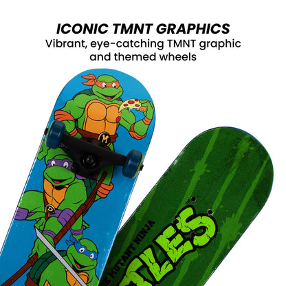 Kryptonics Teenage Mutant Ninja Turtles 28-inch Turtle Time Popsicle Skateboard - ShopFrenzy