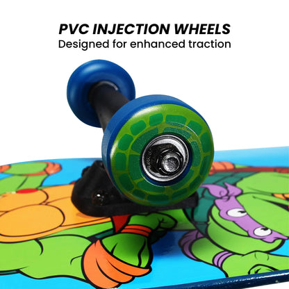 Kryptonics Teenage Mutant Ninja Turtles 28-inch Turtle Time Popsicle Skateboard - ShopFrenzy