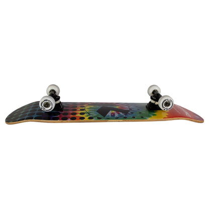 Kryptonics 31-inch Star Series Complete Skateboard Rainbow Dot - ShopFrenzy