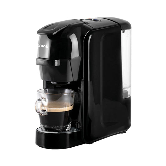 Pronti HomeMaid 3-in-1 Coffee Machine Multi-Capsule Pods and Ground Coffee Nespresso & Caffitaly Compatible CM-511HM - ShopFrenzy