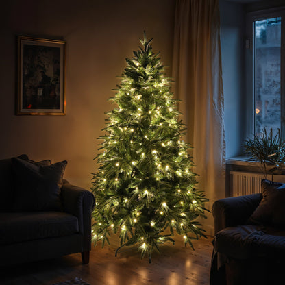 Christabelle 1.2m Prelit Everglow Fir Christmas Tree with 150 LED Lights - ShopFrenzy