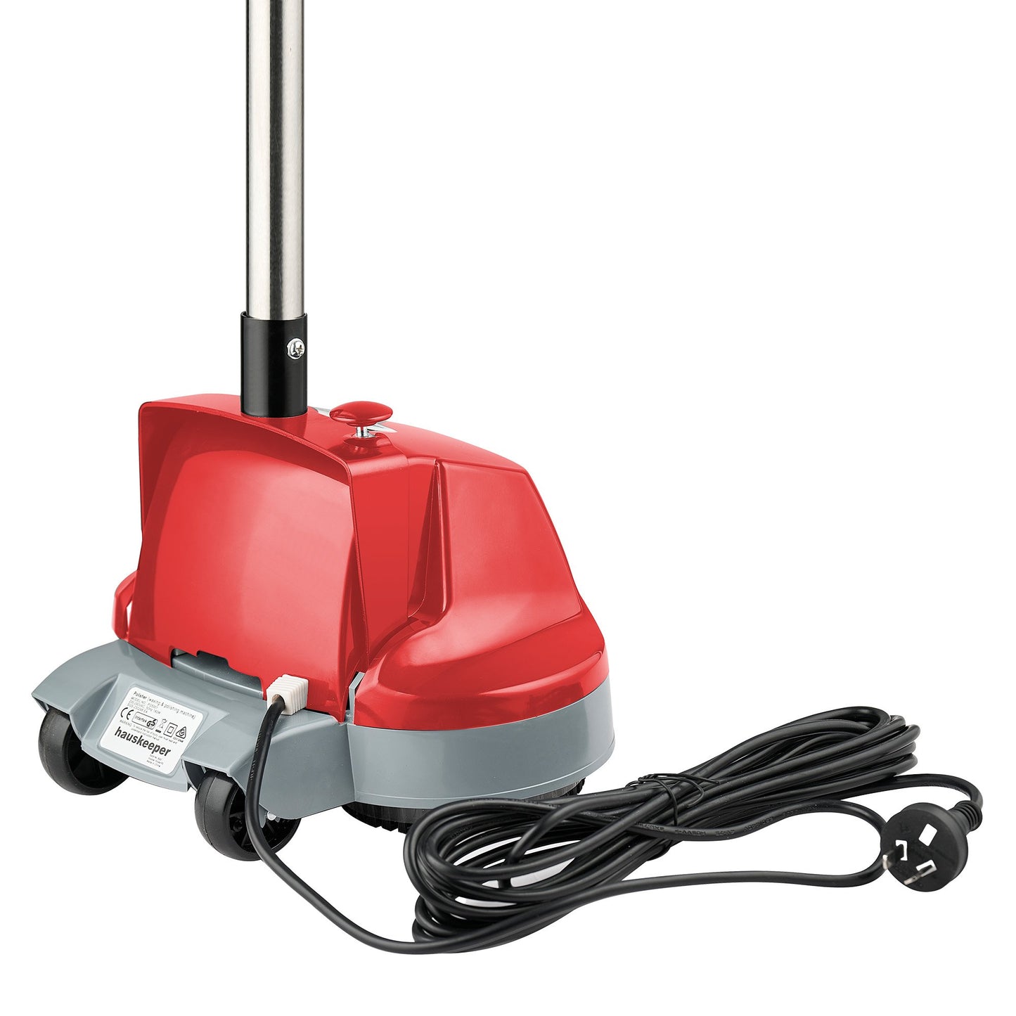 Klika Hauskeeper 5 in 1 Electric 240V Floor Polisher w/ 6M Power Cable Timber Hard Waxer Buffer Cleaner Red - ShopFrenzy