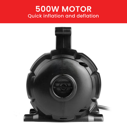 Kahuna 500w Isup Electric Air Pump - Efficient Inflatable Device For Rapid Airflow, Use For Airtrack Mats, Rafts, Air Mattresses, Pool Toys - ShopFrenzy