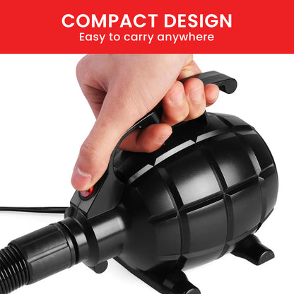 Kahuna 500w Isup Electric Air Pump - Efficient Inflatable Device For Rapid Airflow, Use For Airtrack Mats, Rafts, Air Mattresses, Pool Toys - ShopFrenzy