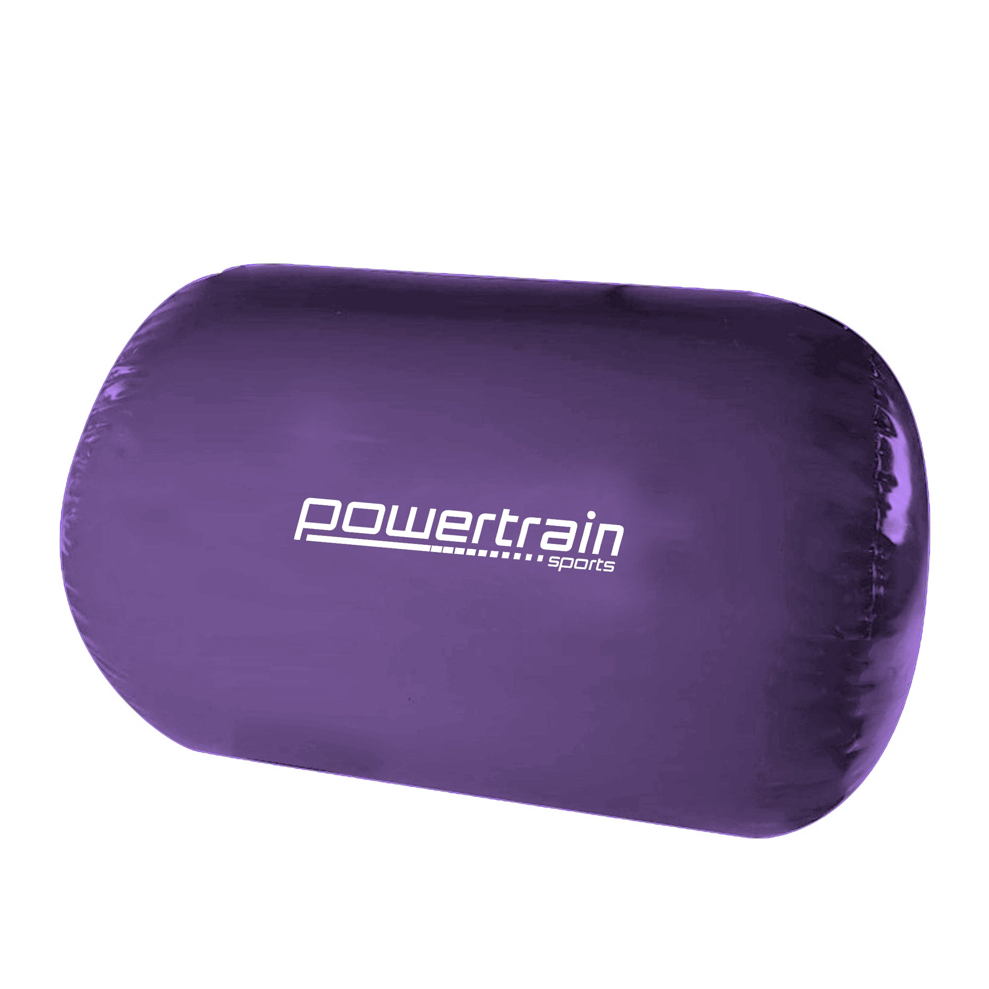 Powertrain Sports Inflatable Air Exercise Roller Gymnastics Gym Barrel 120 x 75cm Purple - ShopFrenzy