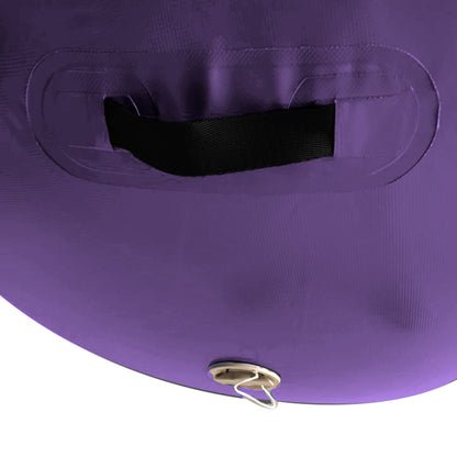 Powertrain Sports Inflatable Air Exercise Roller Gymnastics Gym Barrel 120 x 75cm Purple - ShopFrenzy