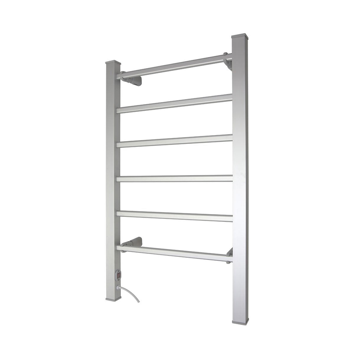 Pronti Heated Towel Rack Electric Bathroom Towel Rails Warmer 100w - Silver - ShopFrenzy
