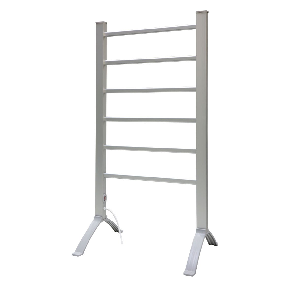 Pronti Heated Towel Rack Electric Bathroom Towel Rails Warmer 100w - Silver - ShopFrenzy
