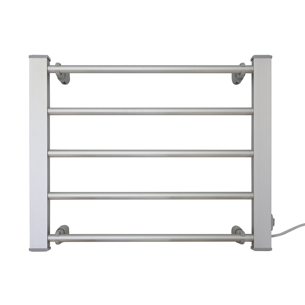 Pronti Heated Towel Rack Electric Bathroom Towel Rails Warmer Ev-90- Silver - ShopFrenzy