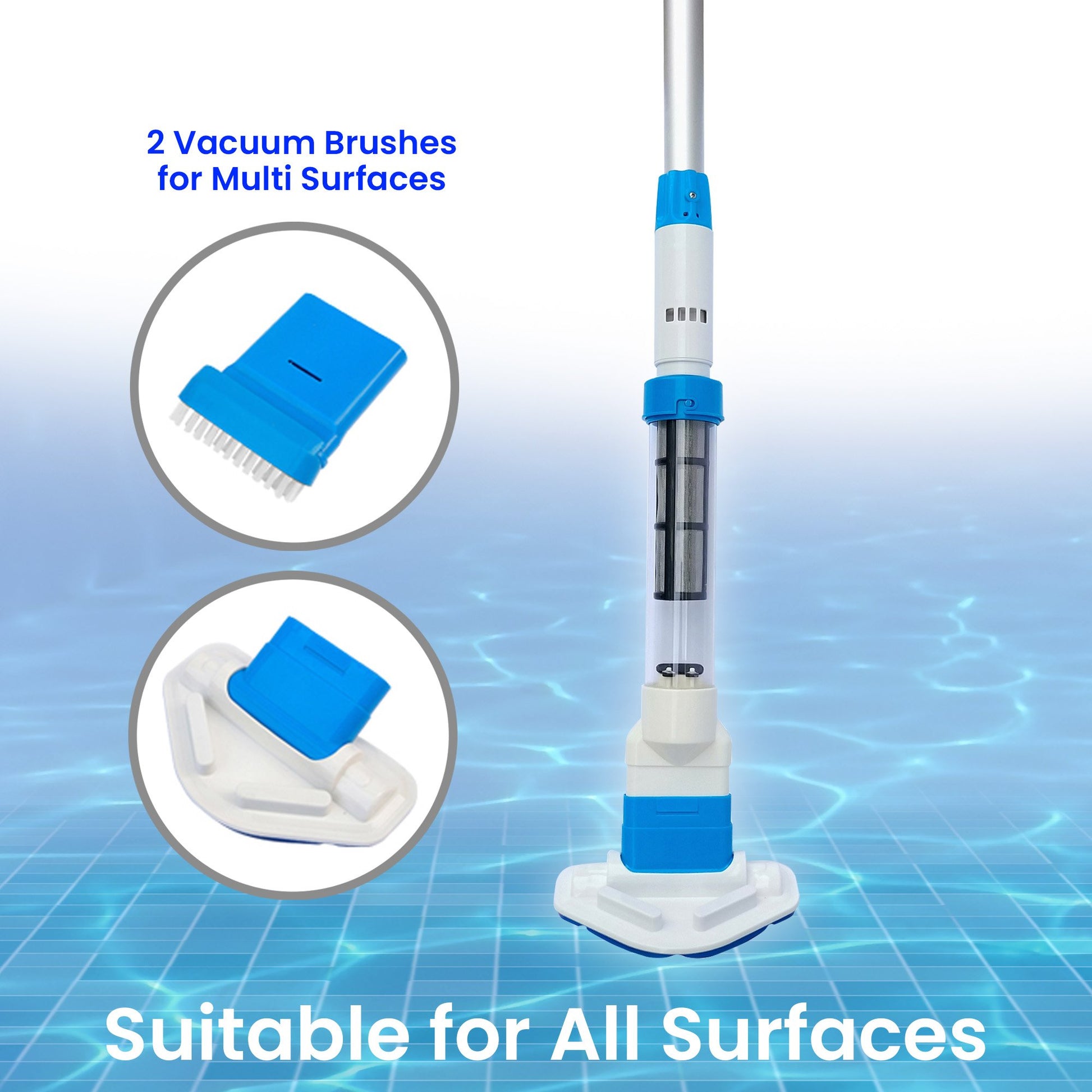 Aquajack 127 Portable Rechargeable Spa and Pool Vacuum Cleaner - ShopFrenzy