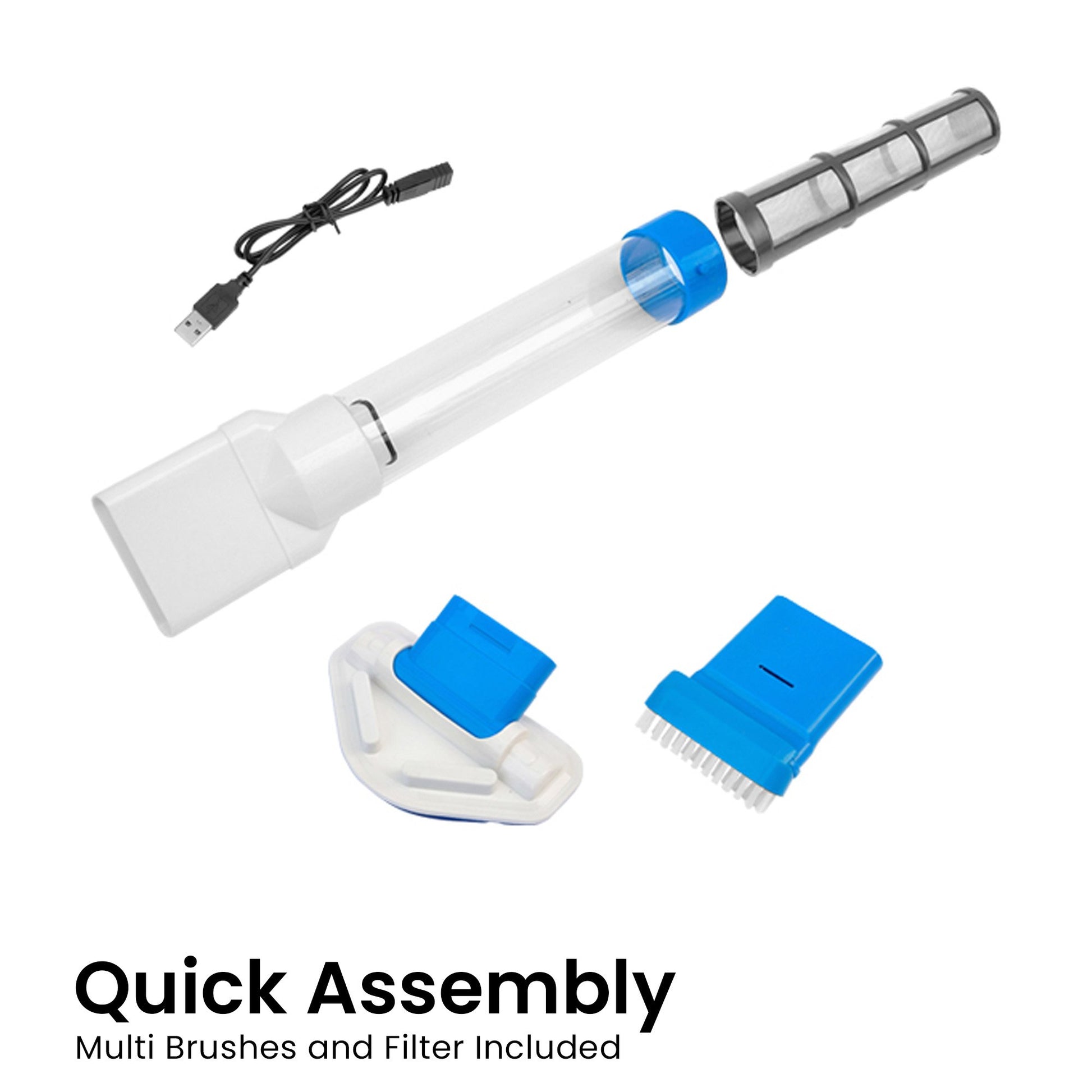 Aquajack 127 Portable Rechargeable Spa and Pool Vacuum Cleaner - ShopFrenzy