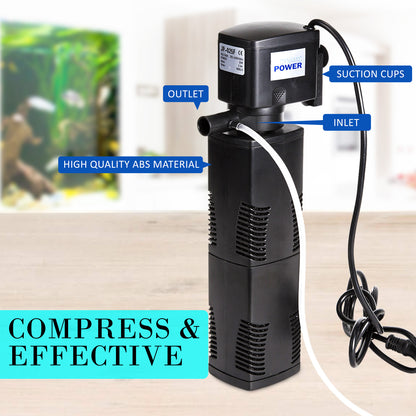 Aquarium Submersible Filter Pond Pump 1600L/H 35W 2.5m - ShopFrenzy