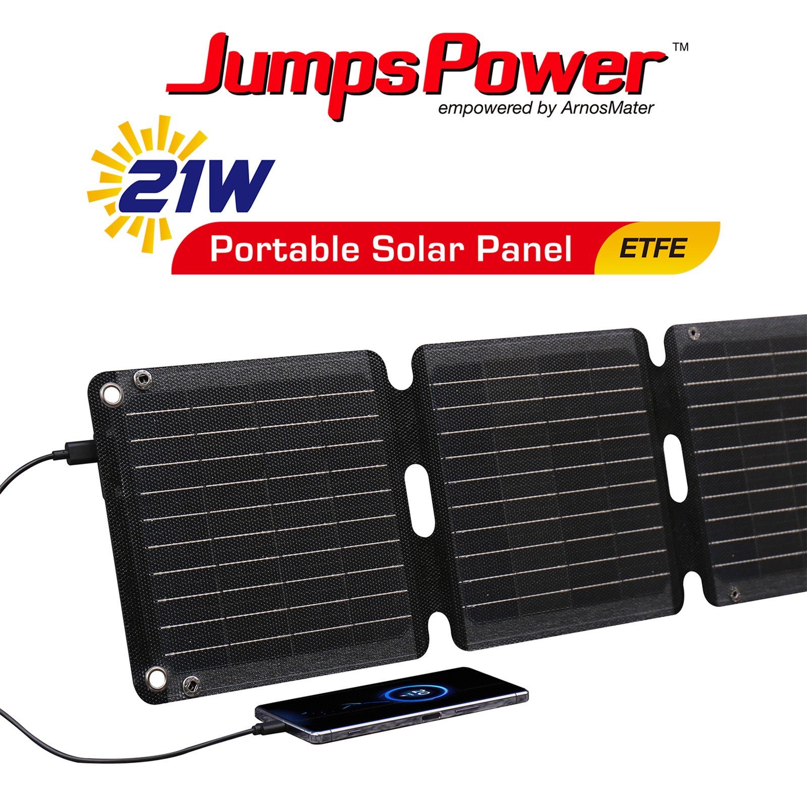 21W Solar Panel Portable Charger JumpsPower Power Generator Foldable - ShopFrenzy
