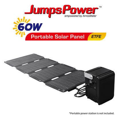 60W Solar Panel Portable Charger JumpsPower Power Generator Foldable - ShopFrenzy