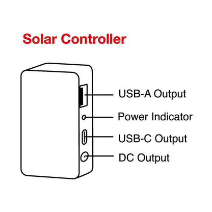 60W Solar Panel Portable Charger JumpsPower Power Generator Foldable - ShopFrenzy