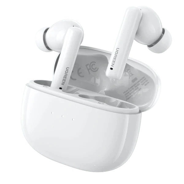 UGREEN 90206 HiTune T3 Active Noise-Cancelling Wireless Earbuds (White) - ShopFrenzy
