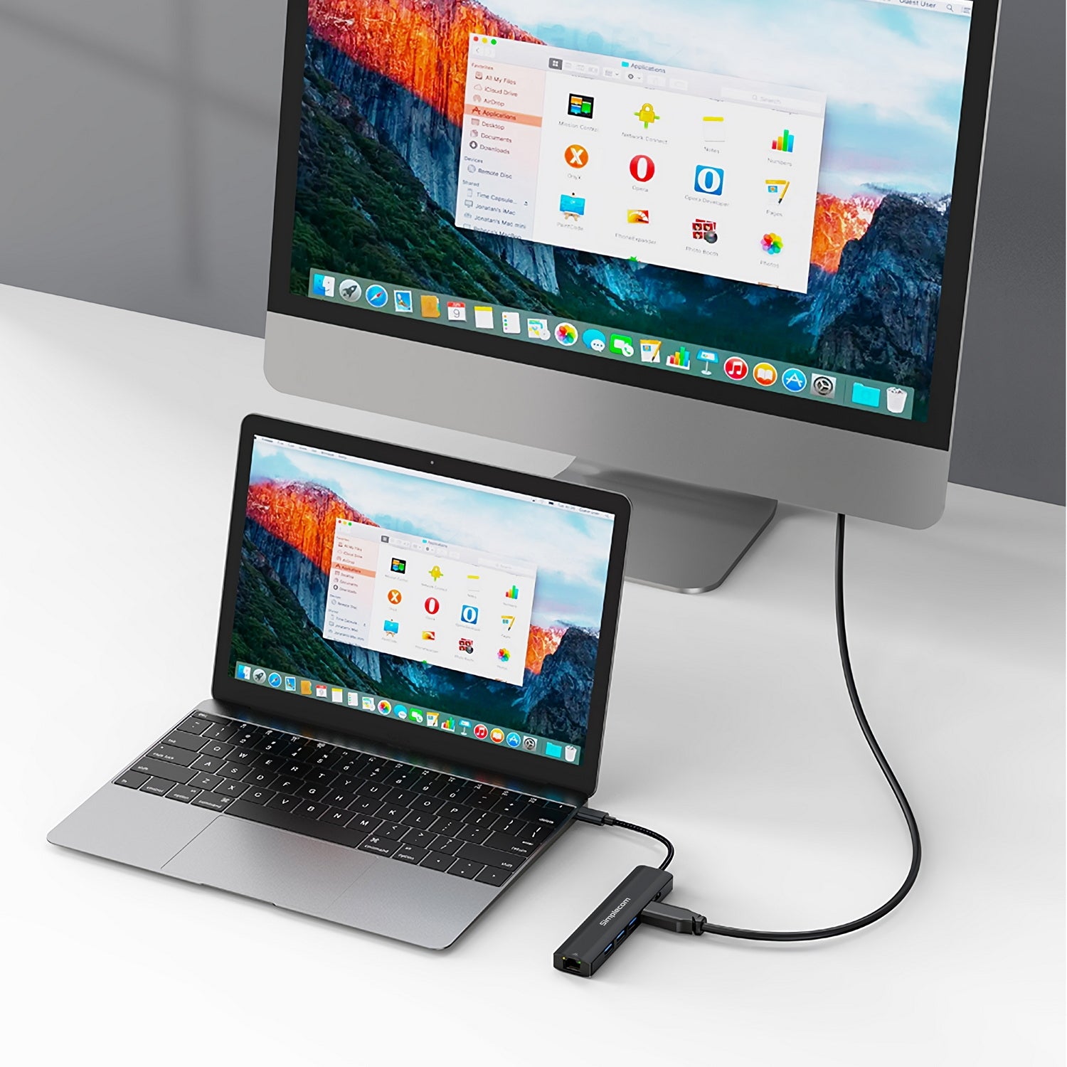 Simplecom CHN560 USB-C SuperSpeed 6-in-1 Multiport Adapter Docking Station - ShopFrenzy