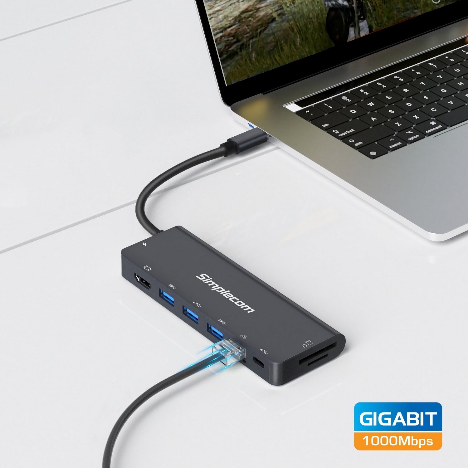 Simplecom CHN590 USB-C SuperSpeed 9-in-1 Multiport Docking Station - ShopFrenzy