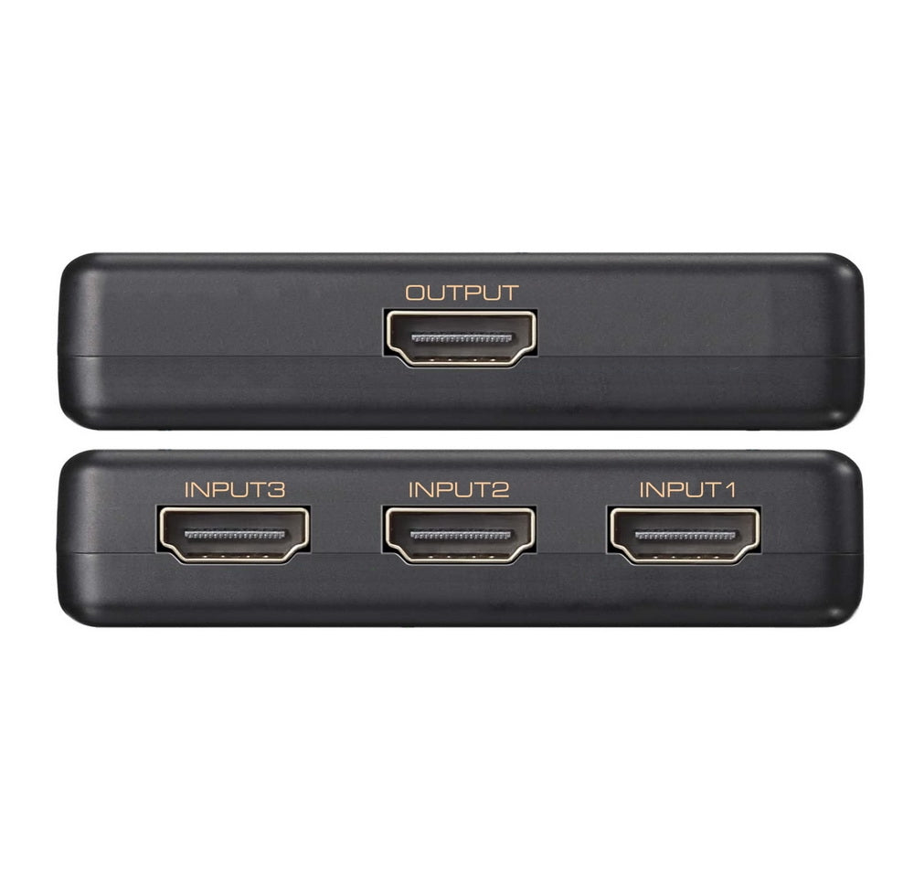 Simplecom CM303 Ultra HD 3 Way HDMI Switch 3 IN 1 OUT Splitter 4K@60Hz - ShopFrenzy