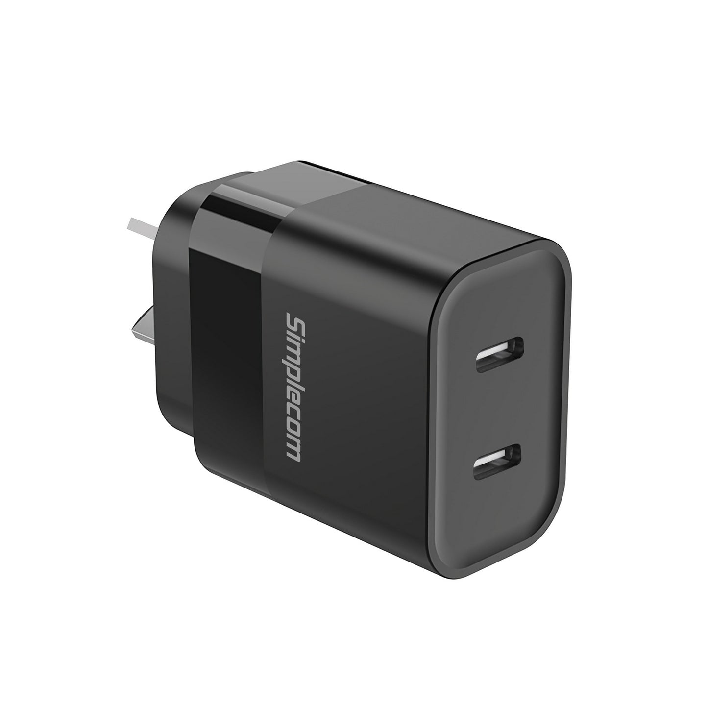 Simplecom CU221 Dual USB-C Fast Wall Charger PD 20W for Phone Tablet - ShopFrenzy