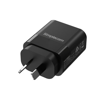 Simplecom CU221 Dual USB-C Fast Wall Charger PD 20W for Phone Tablet - ShopFrenzy