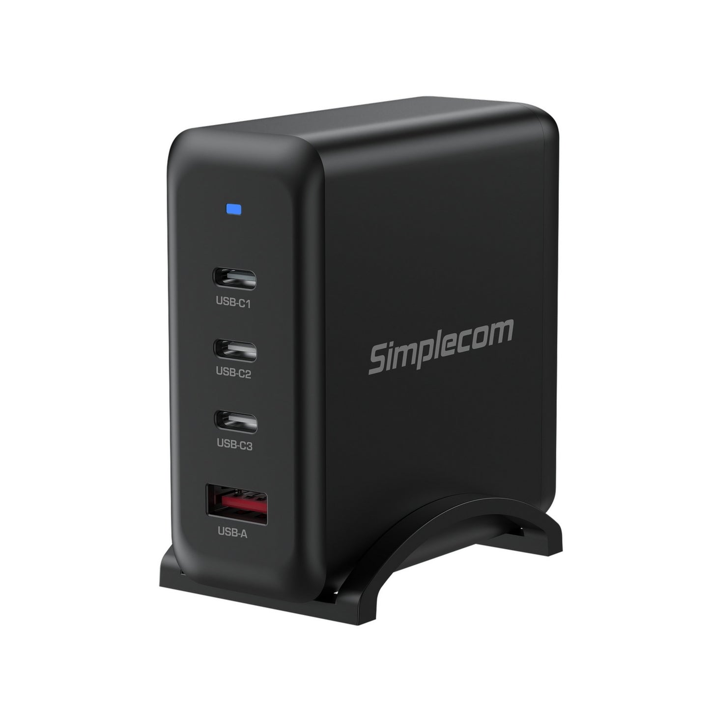 Simplecom CU400 4-Port PD 100W GaN Fast Charger 3xUSB-C + USB-A for Phone Tablet Laptop - ShopFrenzy