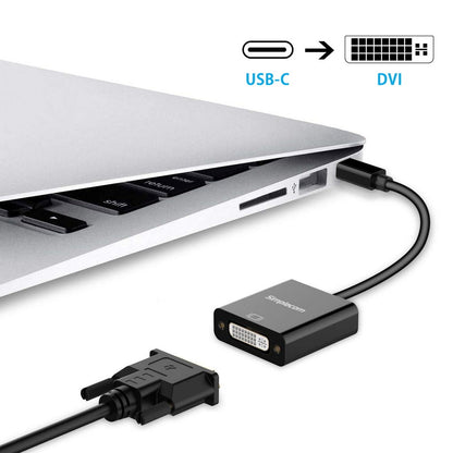 Simplecom DA103 USB-C to DVI Adapter Full HD 1080p - ShopFrenzy