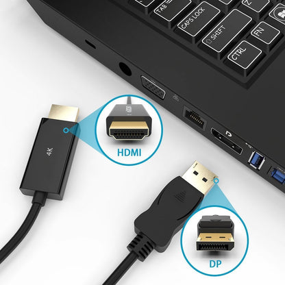 Simplecom DA201 4K DisplayPort to HDMI Cable 2160P Ultra HD 1.8M - ShopFrenzy