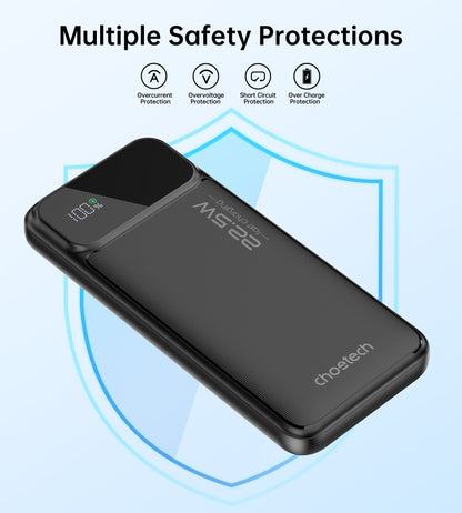 CHOETECH B728 10000mAh Power Bank PD22.5W with Digital Display - ShopFrenzy