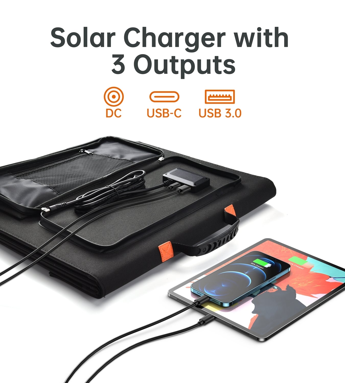 CHOETECH SC008 120W Foldable Solar Charger - ShopFrenzy