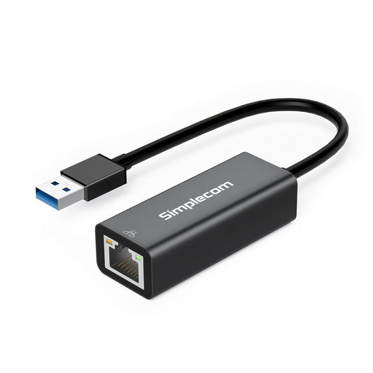 Simplecom NU304 SuperSpeed USB 3.0 to Gigabit Ethernet Network Adapter - ShopFrenzy