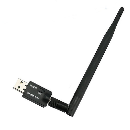 Simplecom NW392 USB Wireless N WiFi Adapter 802.11n 300Mbps 5dBi Antenna - ShopFrenzy