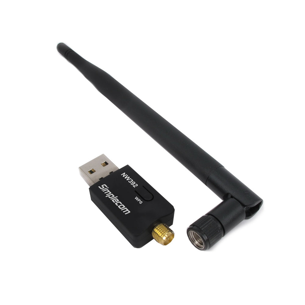 Simplecom NW392 USB Wireless N WiFi Adapter 802.11n 300Mbps 5dBi Antenna - ShopFrenzy