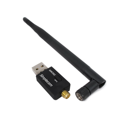 Simplecom NW392 USB Wireless N WiFi Adapter 802.11n 300Mbps 5dBi Antenna - ShopFrenzy