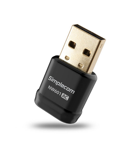 Simplecom NW601 AC600 Mini WiFi Dual Band Wireless USB Adapter - ShopFrenzy