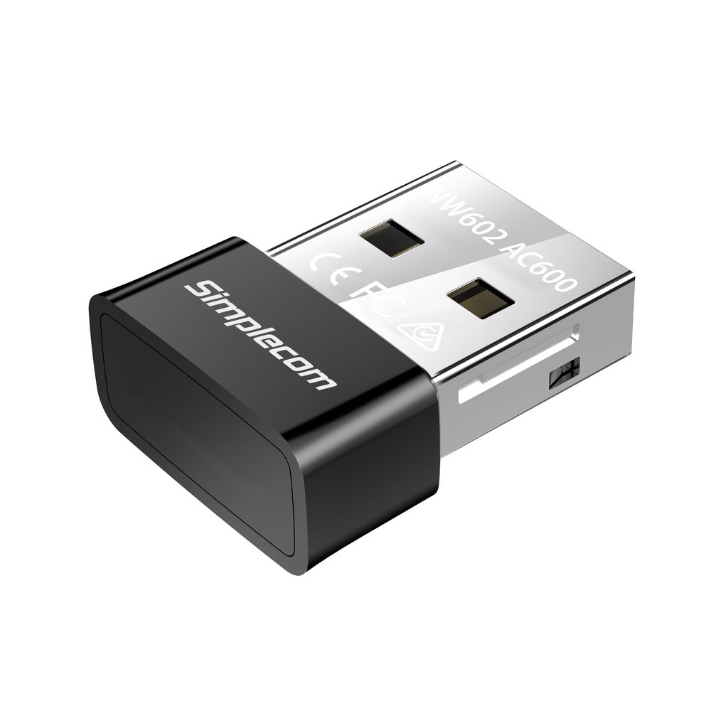 Simplecom NW602 AC600 Dual Band Nano USB WiFi Wireless Adapter - ShopFrenzy