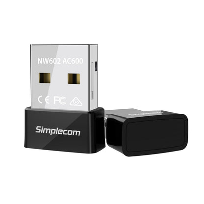 Simplecom NW602 AC600 Dual Band Nano USB WiFi Wireless Adapter - ShopFrenzy