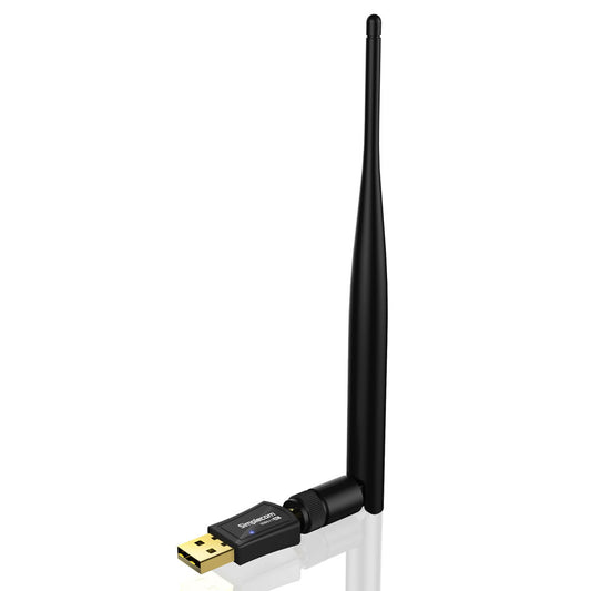 Simplecom NW611 AC600 WiFi Dual Band USB Adapter with 5dBi High Gain Antenna - ShopFrenzy