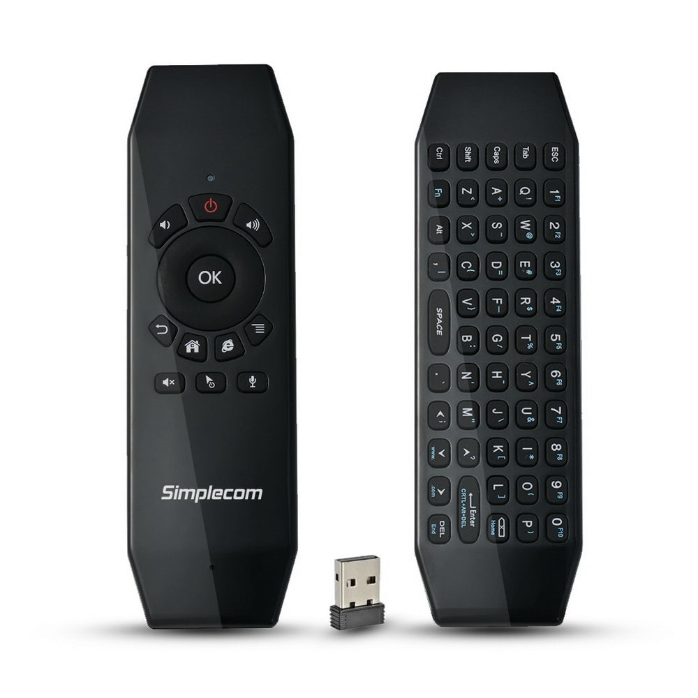 Simplecom RT150 2.4GHz Wireless Remote Air Mouse Keyboard with IR Learning - ShopFrenzy