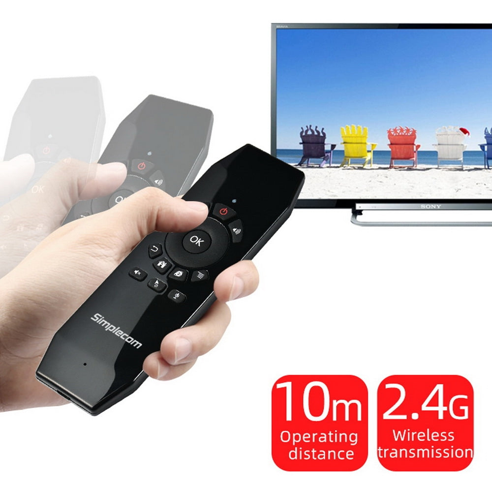 Simplecom RT150 2.4GHz Wireless Remote Air Mouse Keyboard with IR Learning - ShopFrenzy