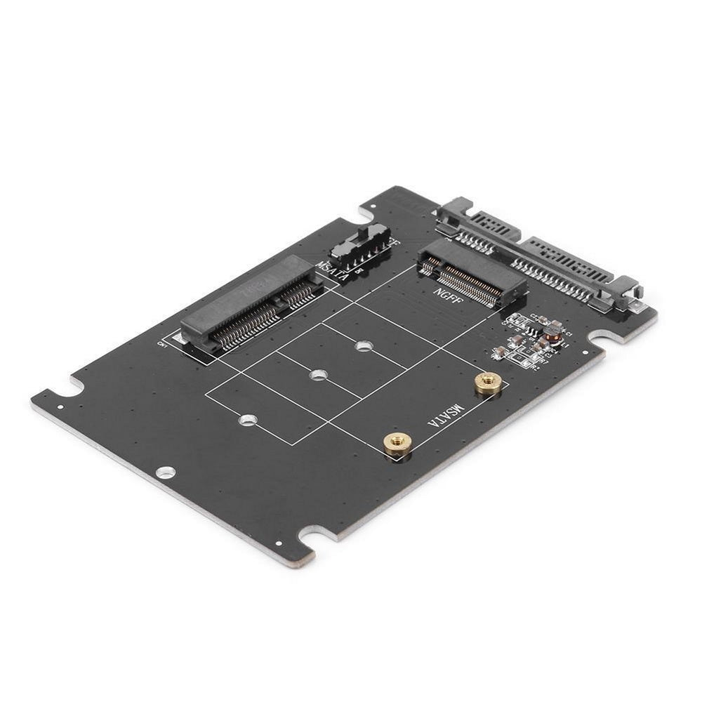 Simplecom SA207 mSATA + M.2 (NGFF) to SATA 2 In 1 Combo Adapter - ShopFrenzy