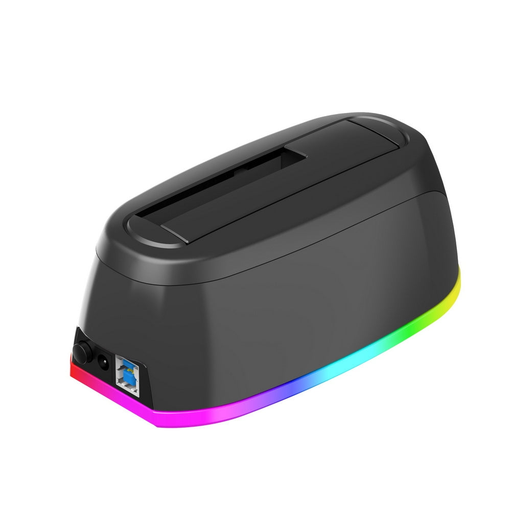 Simplecom SD336 USB 3.0 Docking Station for 2.5" and 3.5" SATA Drive with RGB Lighting - ShopFrenzy