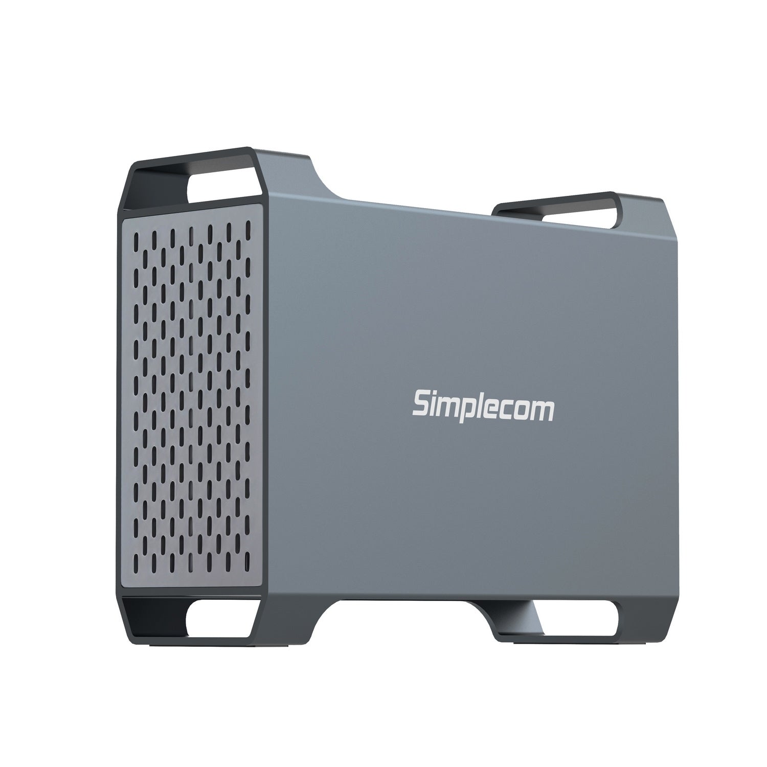 Simplecom SE482 SuperSpeed USB Dual Bay 3.5" SATA Hard Drive RAID Enclosure USB-C RAID 0/1, JBOD - ShopFrenzy